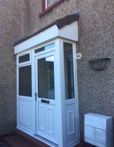 small porch side